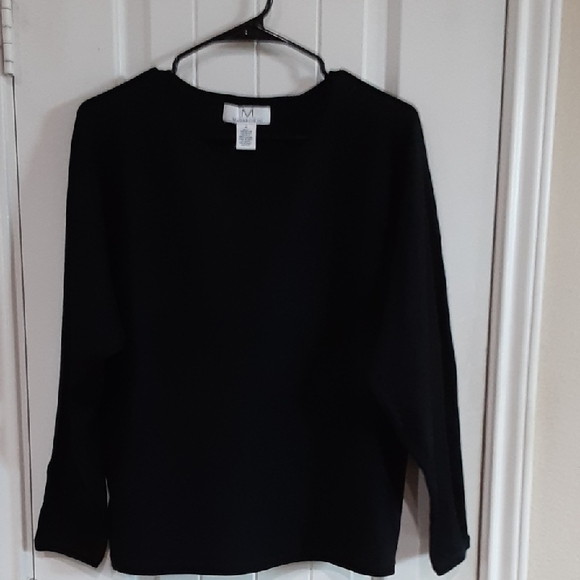 Magaschoni Black Women's Sweatshirt - Picture 1 of 3